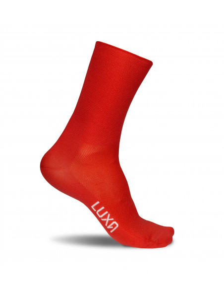 Classic Red Luxa Cycling Socks