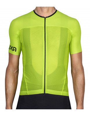 Luxa Lime Canarian Summer jersey made of lightweight mesh breathable fabric