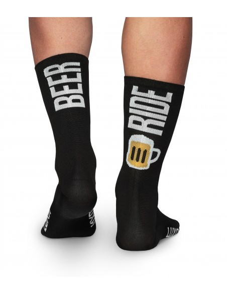 Beer ride cycling socks made in Europe
