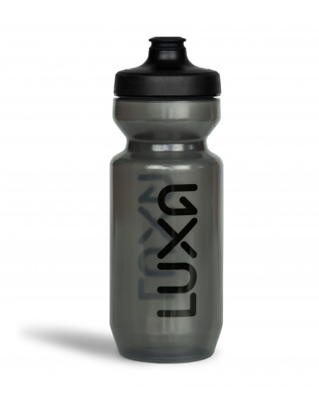 Cycling Luxa Bottle 650ml (22oz) in smoke gray color. Features an amorphous silicon dioxide coating