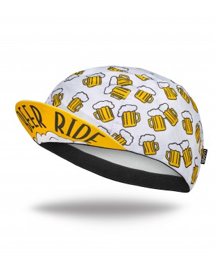 Beer Ride Cycling Cap (white) made by Luxa