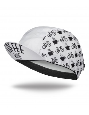 Luxa Coffee Ride White Cycling Cap