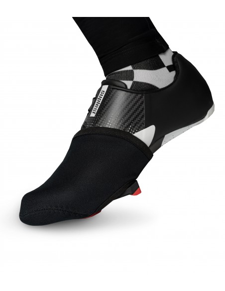 Classic Black Toe Cover for road cyclists