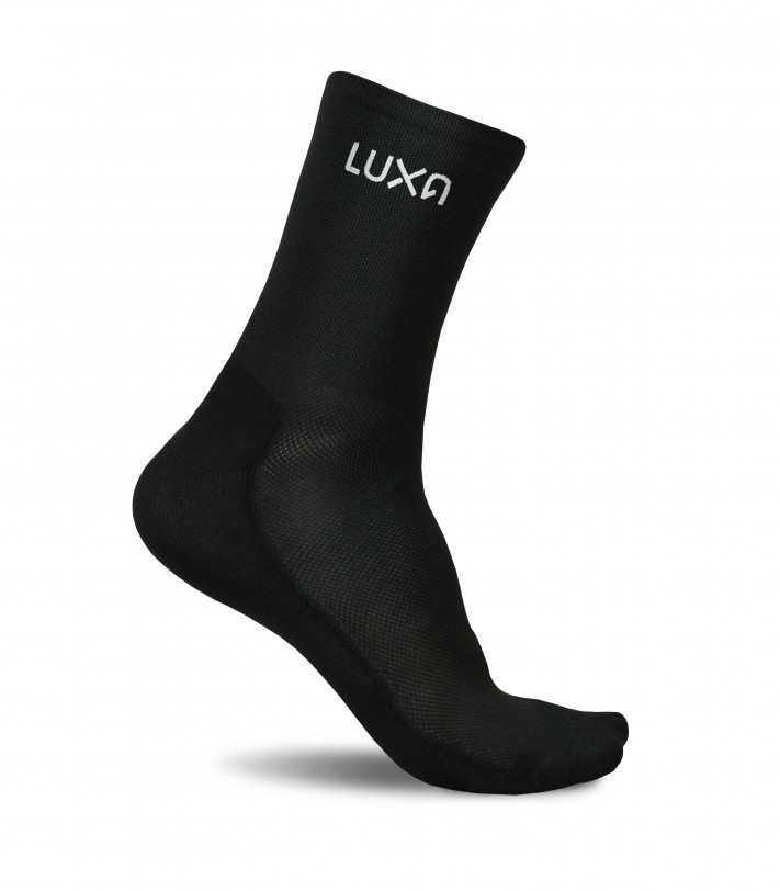 LUXA Cycling Socks all white yarn