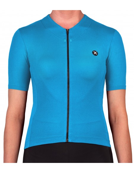 Koszulka Kolarska Damska Supreme Azure w kolorze turkusowym