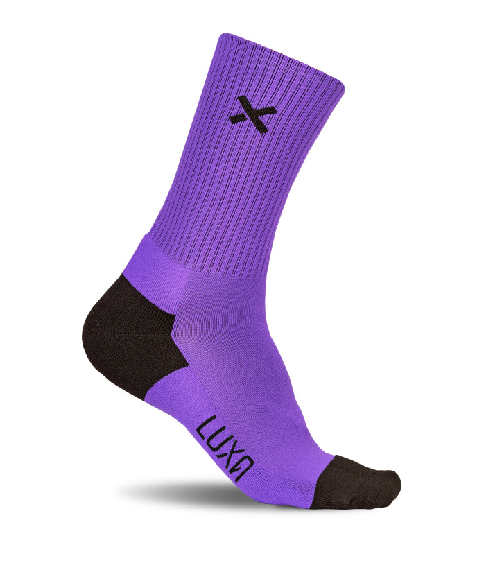 Mist Autumn Insulated Purple Cycling Socks (Fall-Winter collection) by Luxa