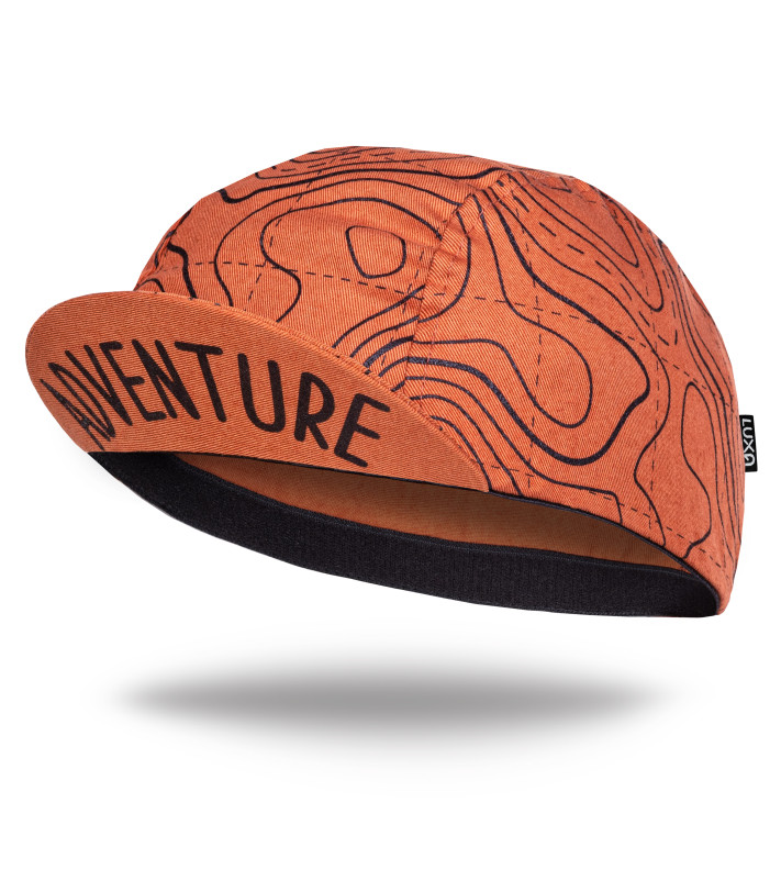 Adventure Clay Cycling Cap, made of 100% cotton material - Luxa