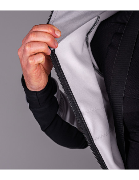 Jacket interior lined with microfleece