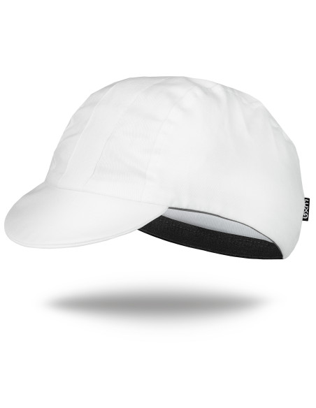 cała w białym kolorze bawełna czapki rowerowej Luxa Classic White