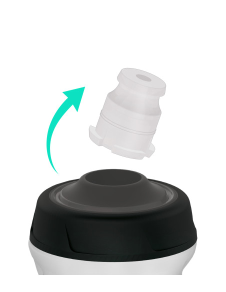 ustnik bidon Luxa jest regulowany w pozycji góra - otwarty i dół - zamknięty