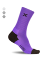 Mist Autumn Insulated Purple Cycling Socks (Fall-Winter collection) by Luxa
