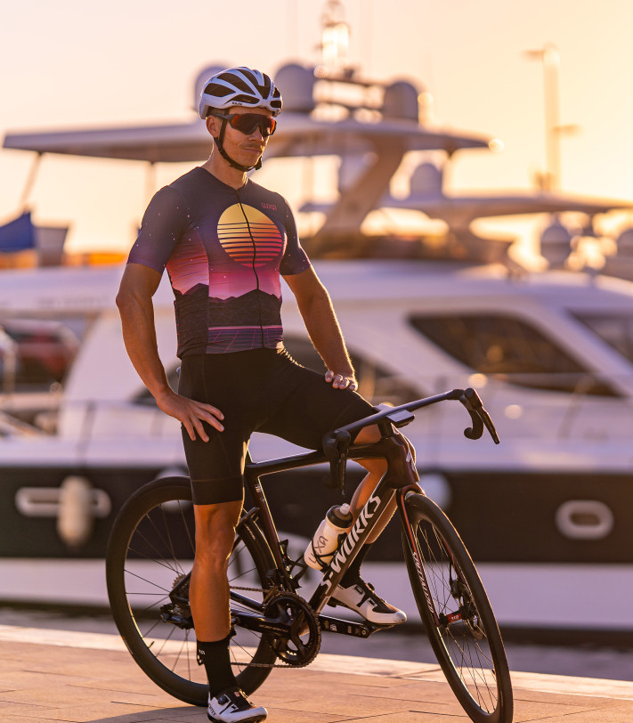 komfortowe polskie spodenki rowerowe Luxa Finest z włoską wkładką Dr Pad Doc 74