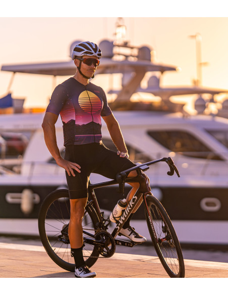 komfortowe polskie spodenki rowerowe Luxa Finest z włoską wkładką Dr Pad Doc 74