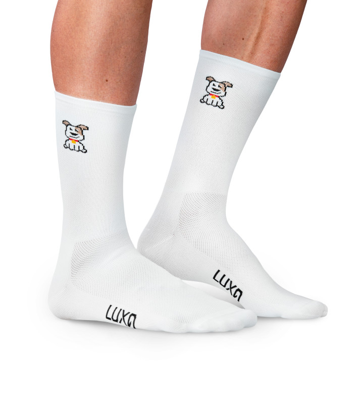Emoji Dog Cycling Socks