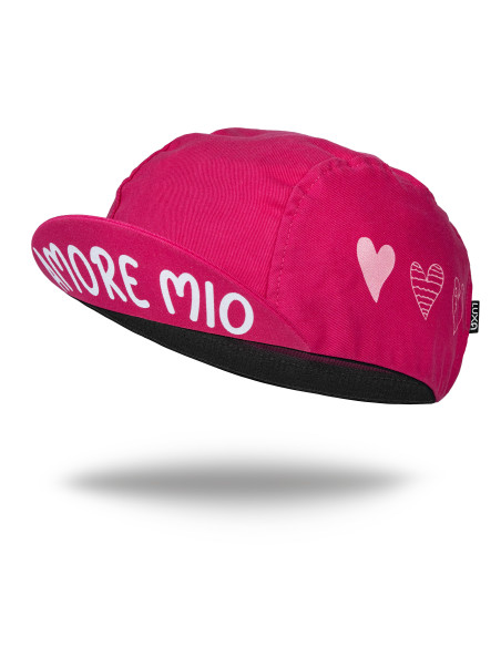 Różowa Czapeczka Kolarska Amore Mio Luxa