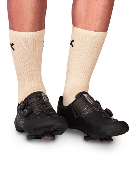 Luxa Mist Latte autumn cycling socks for colder days
