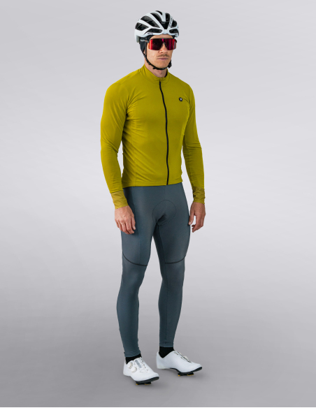 Fahrradtrikot Terra Gold Ochre - Vorderansicht
