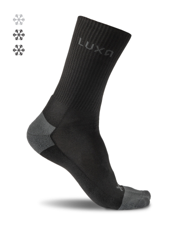 Schwarze Herbst-Radsocken Finest Black - Produktansicht