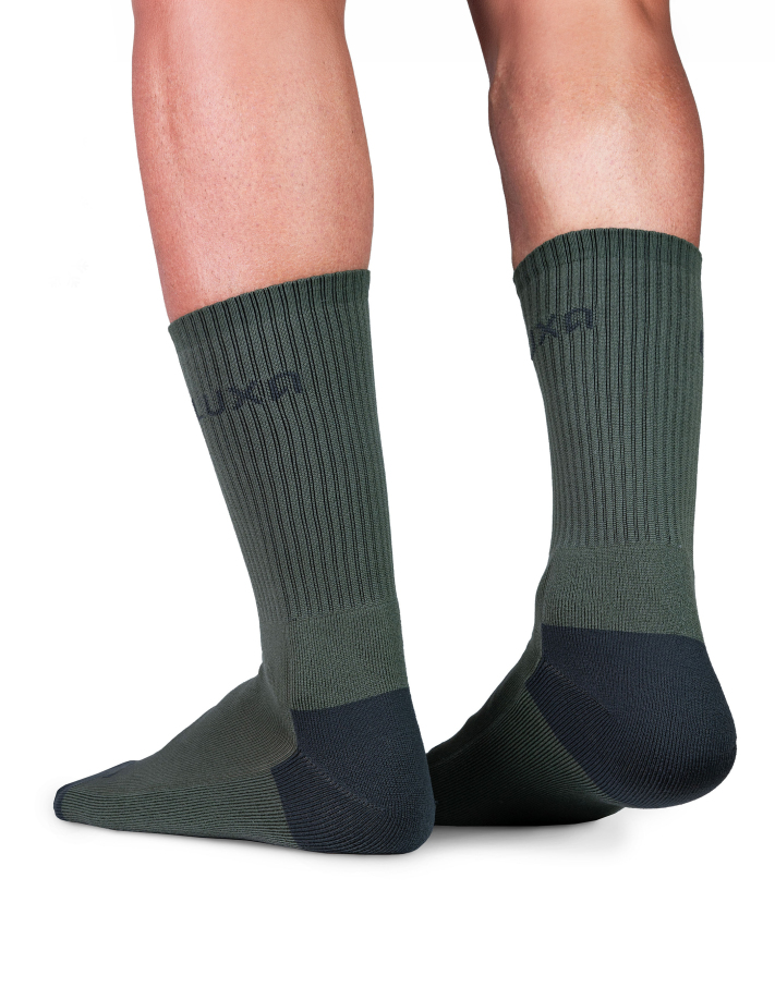 warm khaki cycling socks for cold weather