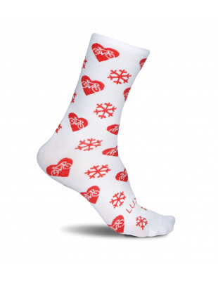 White socks for cycling christmas gift