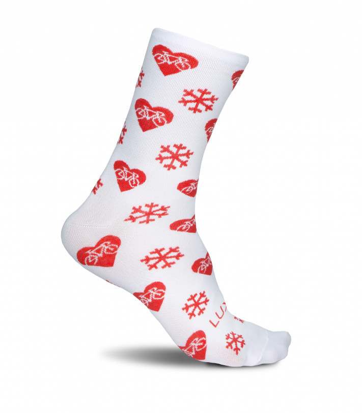 White socks for cycling christmas gift