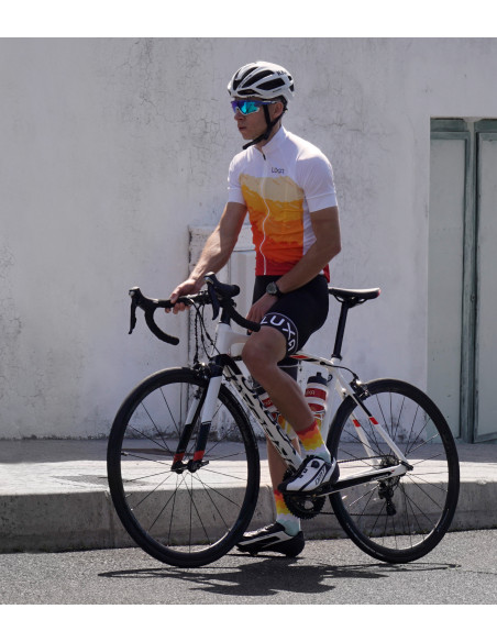 cyclists wear Tenerife Luxa cycling kit