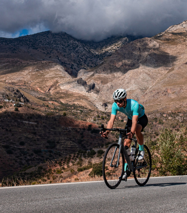 stylówa kolarska Luxa w jednolitym miętowym kolorze